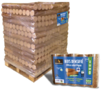 Bûches densifiées WOODSTOCK - Palette de 104 Bûches de bois densifié WOODSTOCK